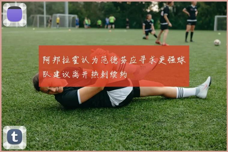 阿邦拉霍认为范德芬应寻求更强球队建议离开热刺续约