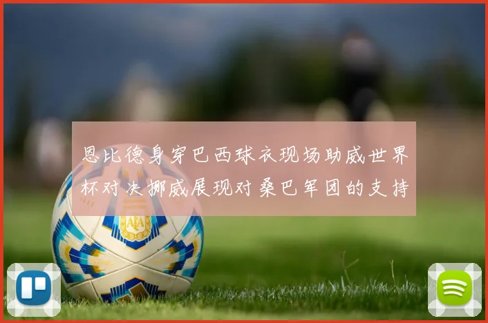 恩比德身穿巴西球衣现场助威世界杯对决挪威展现对桑巴军团的支持